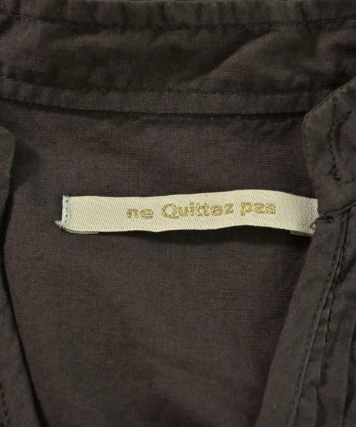 NE QUITTEZ PAS（ヌキテパ）ブラウス 茶 サイズ:-(M位) レディース/2200694011070
