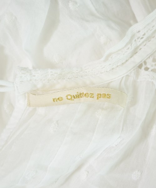 NE QUITTEZ PAS（ヌキテパ）ブラウス 白 サイズ:F レディース/2200697830074