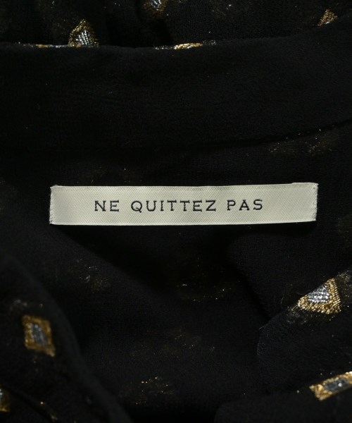 NE QUITTEZ PAS（ヌキテパ）カジュアルシャツ 黒 サイズ:F レディース/2200646673295