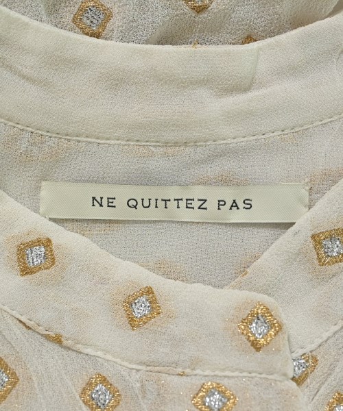 NE QUITTEZ PAS（ヌキテパ）カジュアルシャツ 白 サイズ:F レディース/2200646673301