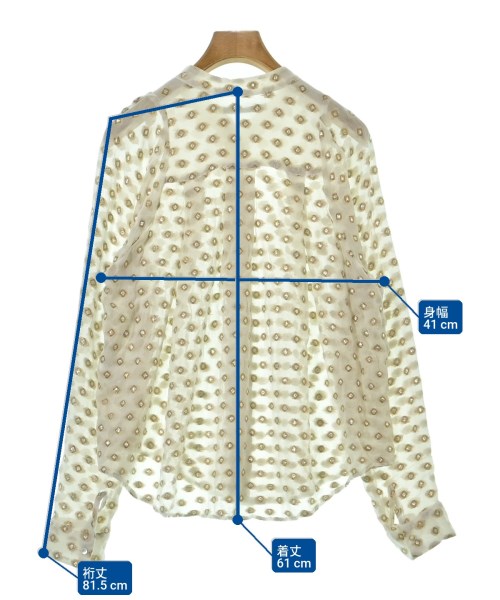 NE QUITTEZ PAS（ヌキテパ）カジュアルシャツ 白 サイズ:F レディース/2200646673301