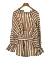 NE QUITTEZ PAS（ヌキテパ）ブラウス 茶 サイズ:F レディース/2200658748042