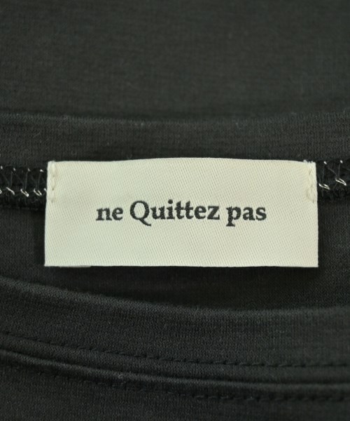NE QUITTEZ PAS（ヌキテパ）Tシャツ・カットソー 黒 サイズ:F レディース/2200707357034
