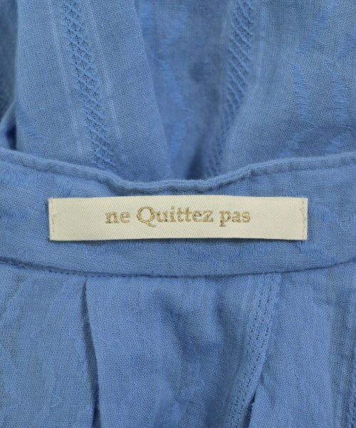 NE QUITTEZ PAS（ヌキテパ）ブラウス 青 サイズ:F レディース/2200709178095