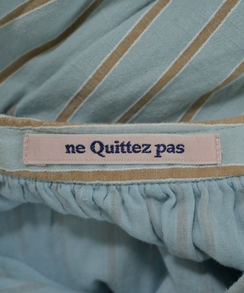 NE QUITTEZ PAS（ヌキテパ）シャツワンピース 青 サイズ:M レディース/2200712443029