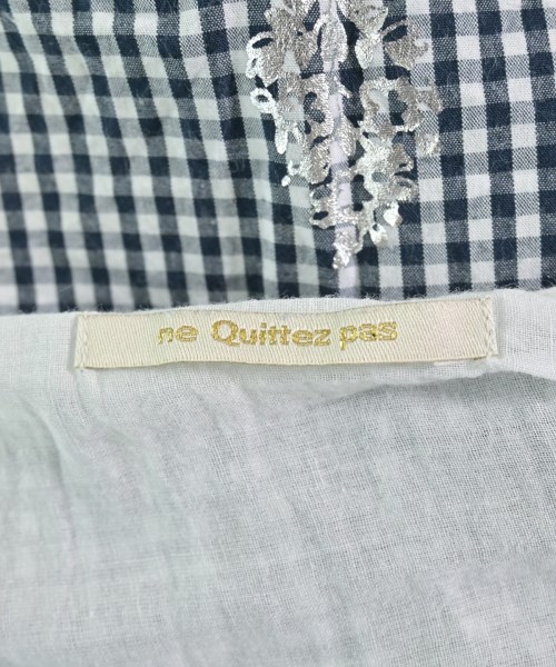 NE QUITTEZ PAS（ヌキテパ）ブラウス 紺 サイズ:F レディース/2200715148037