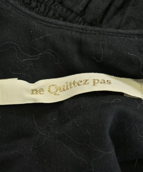 NE QUITTEZ PAS（ヌキテパ）シャツワンピース 黒 サイズ:M レディース/2200632994014