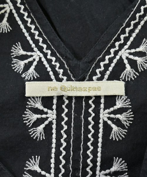 NE QUITTEZ PAS（ヌキテパ）シャツワンピース 黒 サイズ:F レディース/2200635240064