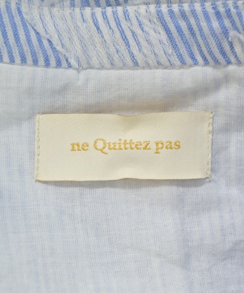 NE QUITTEZ PAS（ヌキテパ）シャツワンピース 青 サイズ:S レディース/2200705370028