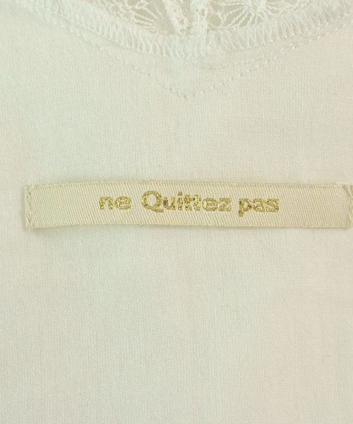 NE QUITTEZ PAS（ヌキテパ）シャツワンピース 白 サイズ:-(M位) レディース/2200660615127