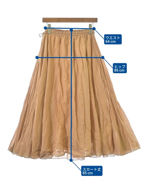 NE QUITTEZ PAS（ヌキテパ）ロング・マキシ丈スカート オレンジ サイズ:-(S位) レディース/2200662868019