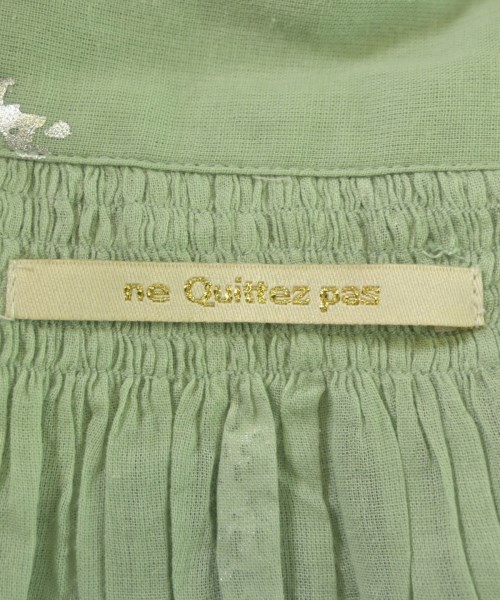 NE QUITTEZ PAS（ヌキテパ）ブラウス 緑 サイズ:F レディース/2200668511063