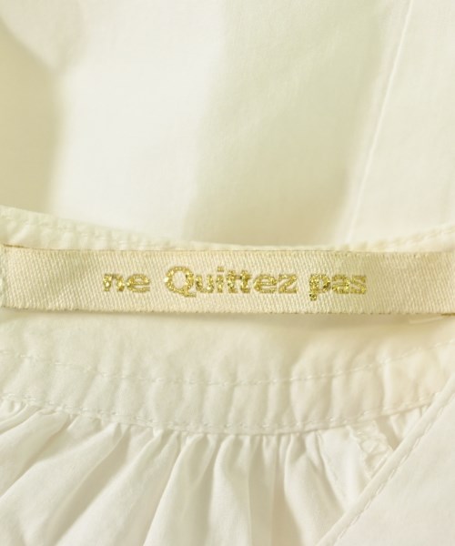 NE QUITTEZ PAS（ヌキテパ）シャツワンピース 白 サイズ:M レディース/2200686319030