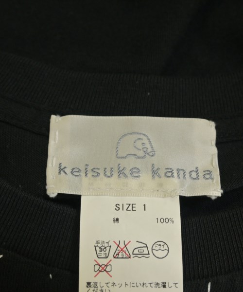 keisuke kanda（ケイスケカンダ）Tシャツ・カットソー 黒 サイズ:1(S位) メンズ/2200699322300