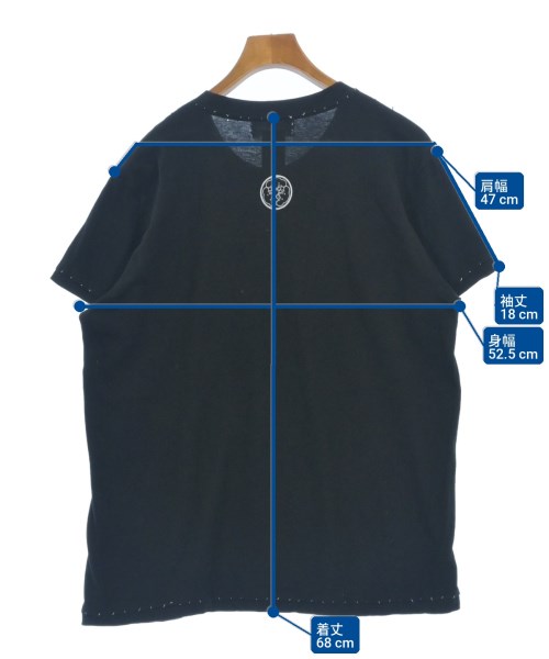 keisuke kanda（ケイスケカンダ）Tシャツ・カットソー 黒 サイズ:1(S位) メンズ/2200699322300