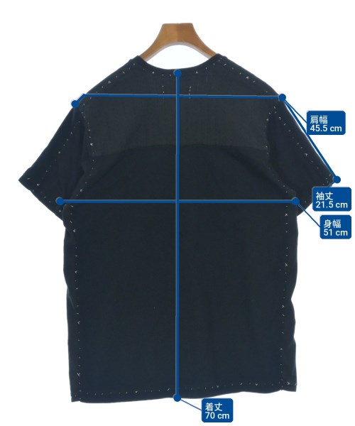 keisuke kanda（ケイスケカンダ）Tシャツ・カットソー 黒 サイズ:3(L位) メンズ/2200699322317