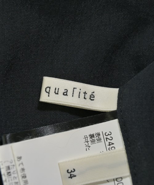 qualite（カリテ）ダウンコート 黒 サイズ:34(XS位) レディース/2200622398013