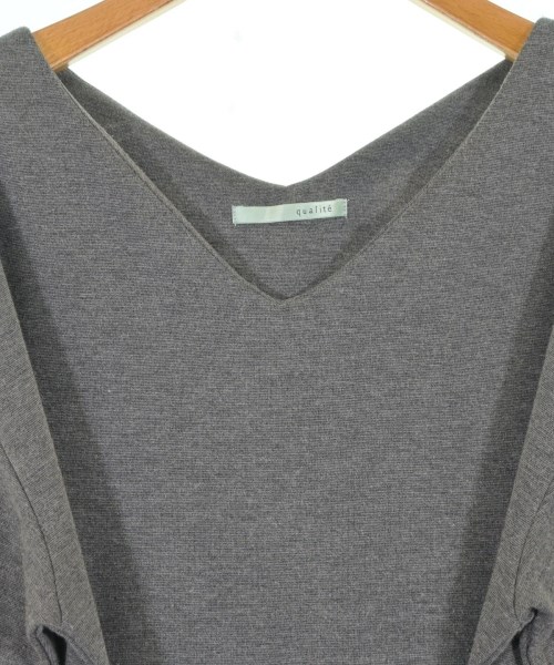 qualite（カリテ）ワンピース グレー サイズ:F レディース/2200625093113