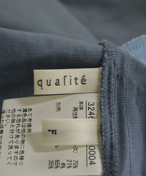 qualite（カリテ）ワンピース 青 サイズ:F レディース/2200626288051