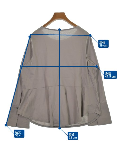 qualite（カリテ）Tシャツ・カットソー グレー サイズ:F レディース/2200626288228