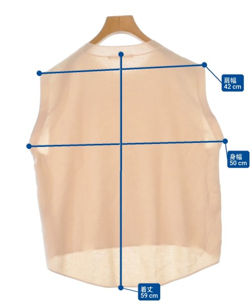 qualite（カリテ）ベスト ピンク サイズ:F レディース/2200618010417