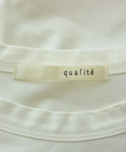 qualite（カリテ）ノースリーブ 白 サイズ:F レディース/2200610456060
