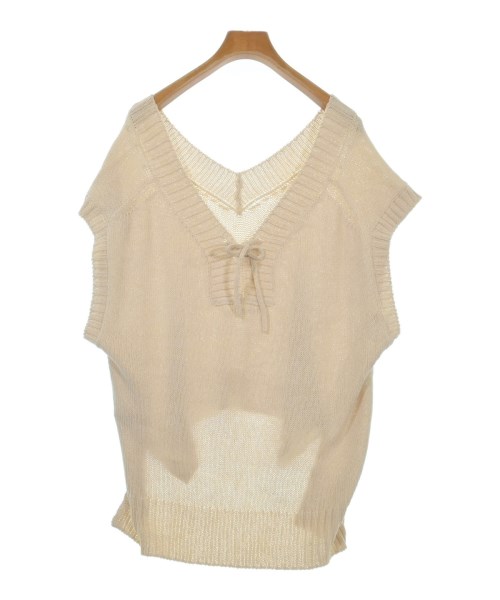 qualite（カリテ）ベスト ベージュ サイズ:F レディース/2200620002011