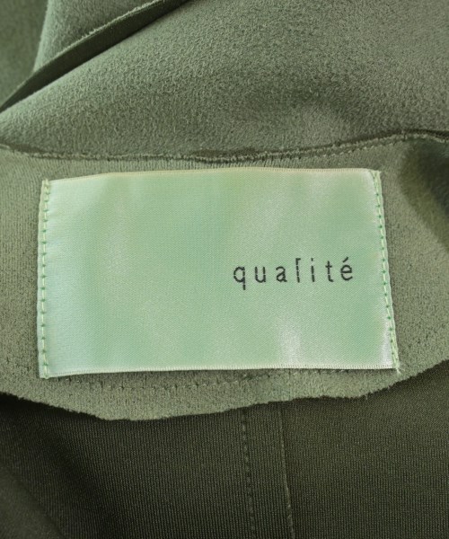 qualite（カリテ）その他 カーキ サイズ:F レディース/2200634571053