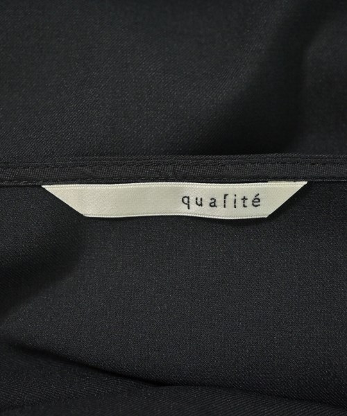 qualite（カリテ）ブラウス 黒 サイズ:36(S位) レディース/2200607976038