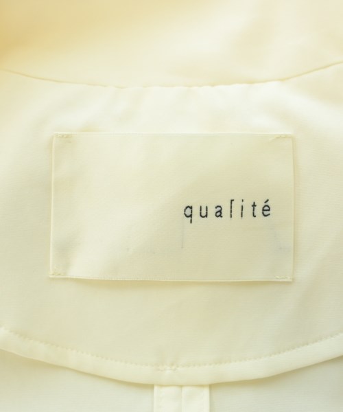 qualite（カリテ）カジュアルジャケット 白 サイズ:36(S位) レディース/2200611358028