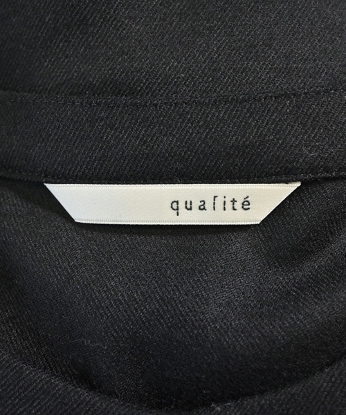 qualite（カリテ）カジュアルシャツ 黒 サイズ:F レディース/2200609516027