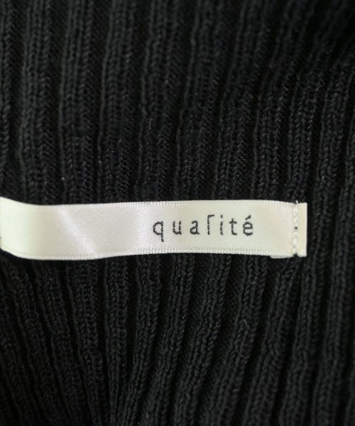 qualite（カリテ）ニット・セーター 黒 サイズ:F レディース/2200615825175