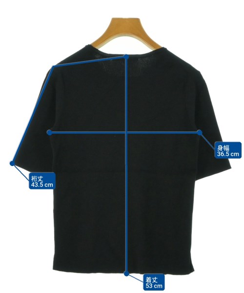 qualite（カリテ）ニット・セーター 黒 サイズ:38(M位) レディース/2200616235096