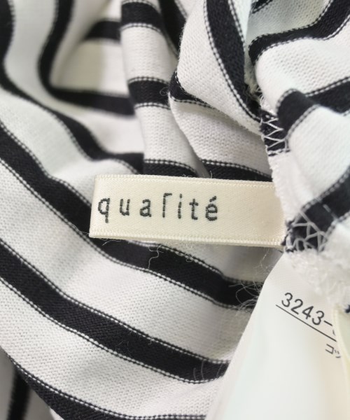 qualite（カリテ）Tシャツ・カットソー 白 サイズ:F レディース/2200611536563