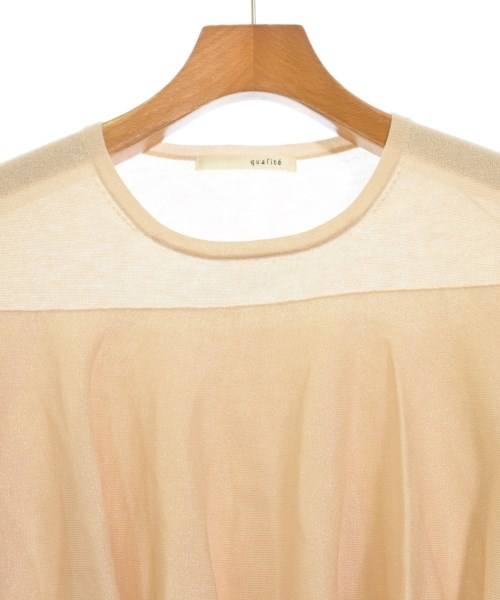 qualite（カリテ）ニット・セーター ベージュ サイズ:F レディース/2200610177026