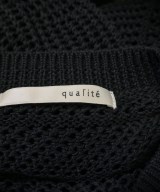 qualite（カリテ）ニット・セーター 黒 サイズ:F レディース/2200611036117