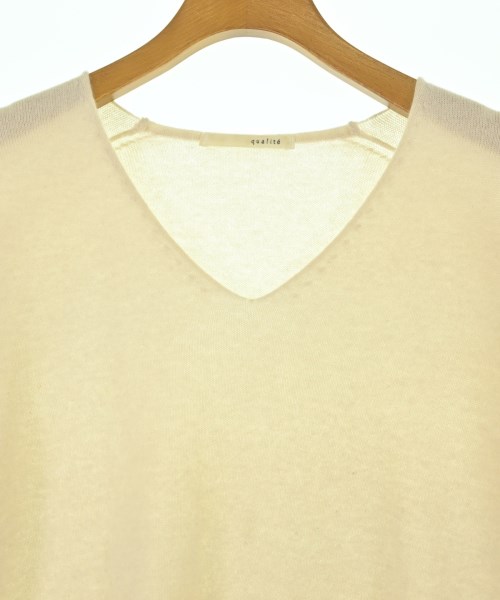qualite（カリテ）ニット・セーター 白 サイズ:F レディース/2200673641021
