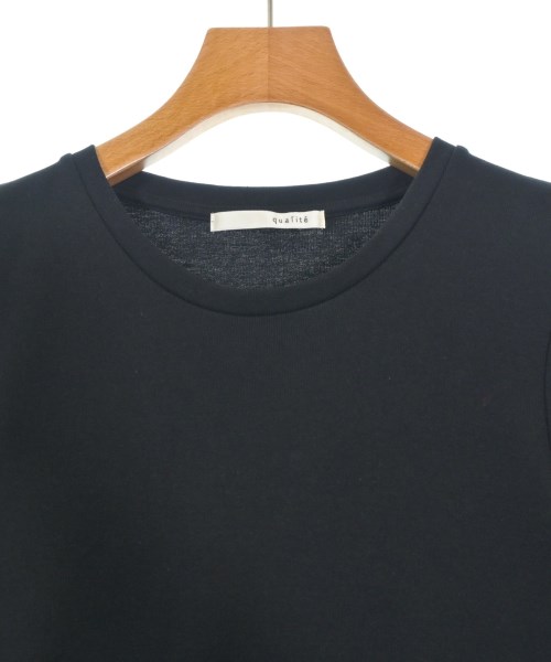 qualite（カリテ）Tシャツ・カットソー 黒 サイズ:F レディース/2200690260090