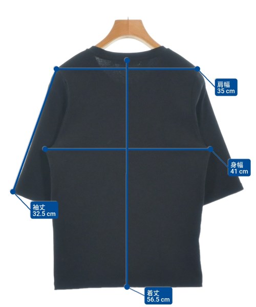 qualite（カリテ）Tシャツ・カットソー 黒 サイズ:F レディース/2200690260090