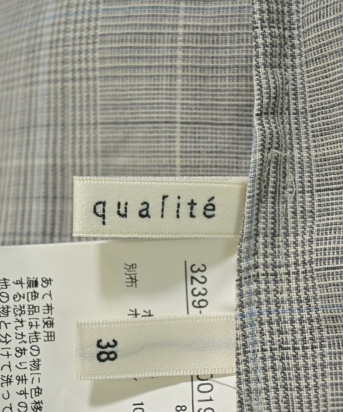 qualite（カリテ）ブラウス グレー サイズ:38(M位) レディース/2200695908102