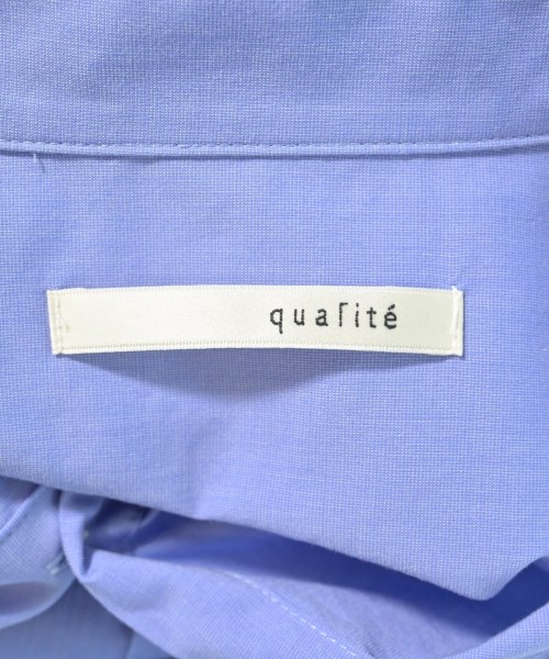 qualite（カリテ）カジュアルシャツ 青 サイズ:F レディース/2200696913037