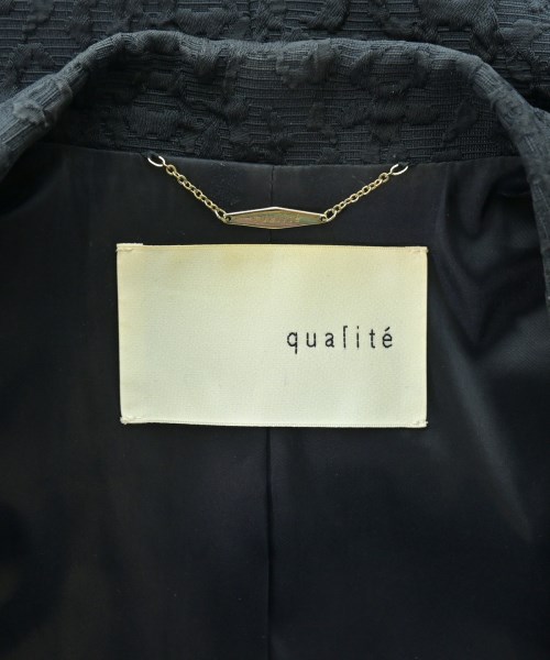 qualite（カリテ）テーラードジャケット 紺 サイズ:38(M位) レディース/2200700822027