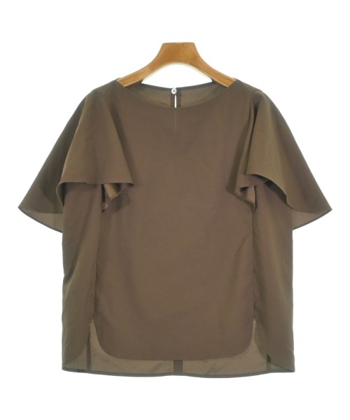 qualite(カリテ)ブラウス 茶 サイズ:38(M位)/2200649393039