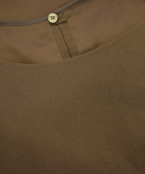 qualite（カリテ）ブラウス 茶 サイズ:38(M位) レディース/2200649393039