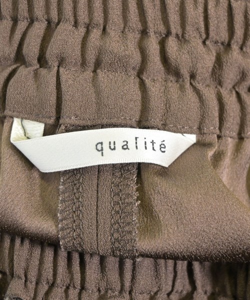 qualite（カリテ）その他 茶 サイズ:38(M位) レディース/2200649393046