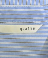 qualite（カリテ）シャツワンピース 青 サイズ:F レディース/2200649393077