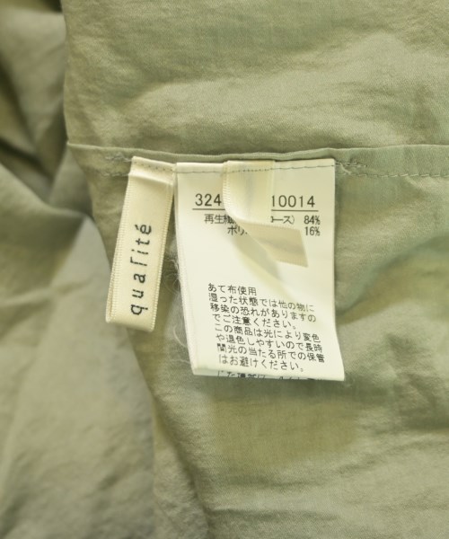 qualite（カリテ）ブラウス 緑 サイズ:F レディース/2200649393145