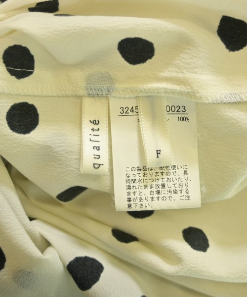 qualite（カリテ）ブラウス 白 サイズ:F レディース/2200649393152