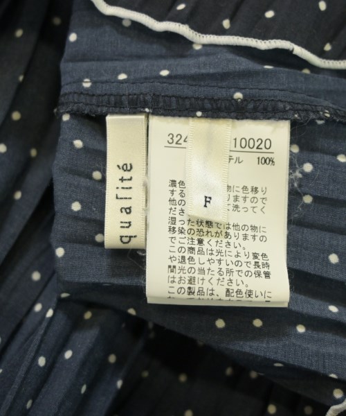 qualite（カリテ）ブラウス 紺 サイズ:F レディース/2200649393169