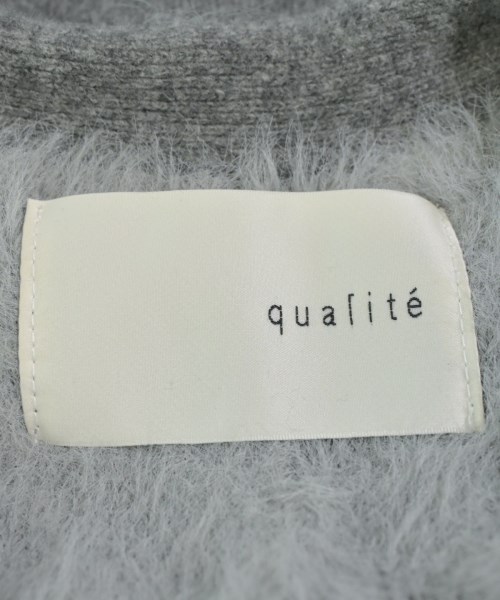 qualite（カリテ）カーディガン グレー サイズ:F レディース/2200649393206